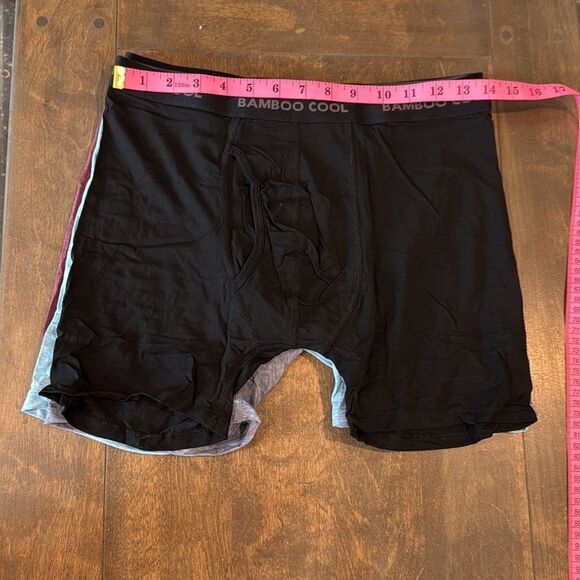 BAMBOO COOL Men's Ultra Breathable Underwear,No Riding Up Boxer Briefs - Picture 11 of 16